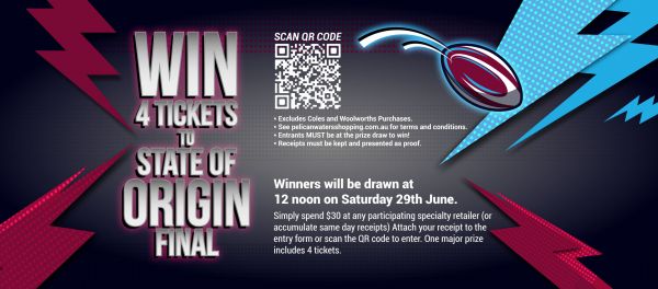 Win 4 x Tickets to State of Origin Final!